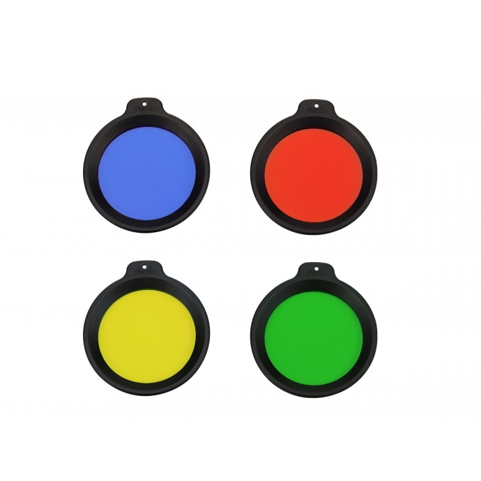 Fenix AOF-18 – Set filtre multicolore pentru HT18R – Filtre roșu, albastru, verde și galben