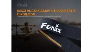 Fenix AFH-10 - Bandă elastică de cap reflectorizantă - pentru activități sportive - Albastru Fenix AFH-10 - Bandă elastică de cap reflectorizantă - pentru activități sportive - Albastru