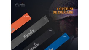Fenix AFH-10 - Bandă elastică de cap reflectorizantă - pentru activități sportive - Albastru Fenix AFH-10 - Bandă elastică de cap reflectorizantă - pentru activități sportive - Albastru