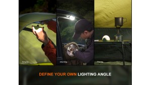 Fenix CL20R PRO - Lanternă camping - 400 Lumeni - 15 Metri - Midnight Black