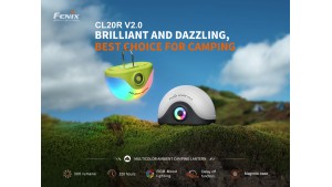 Fenix CL20R V2.0 - Lanternă camping - 300 Lumeni - 12 Metri - Midnight Black
