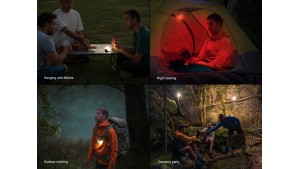 Fenix CL20R V2.0 - Lanternă camping - 300 Lumeni - 12 Metri - Midnight Black