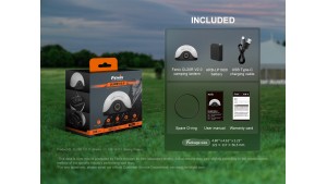 Fenix CL20R V2.0 - Lanternă camping - 300 Lumeni - 12 Metri - Midnight Black