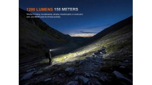 Fenix HM53R - Lanternă Frontală Multifuncțională - 1200 Lumeni - 158 Metri