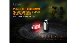 Fenix MINI-LITE - Lanternă multi-funcțională EDC - 150 Lumeni - 40 Metri