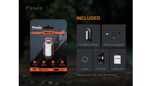 Fenix MINI-LITE - Lanternă multi-funcțională EDC - 150 Lumeni - 40 Metri