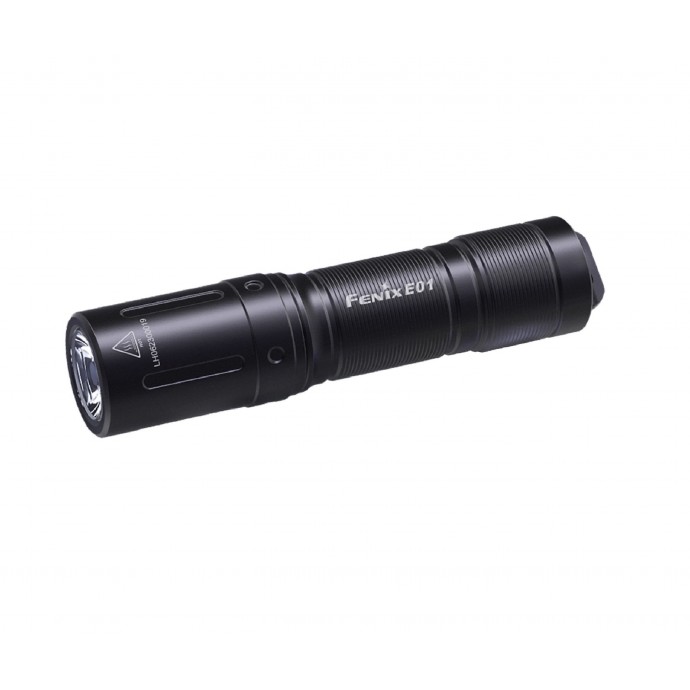 Fenix E01 V2.0 - Lanternă EDC - 100 Lumeni - 35 Metri - Negru