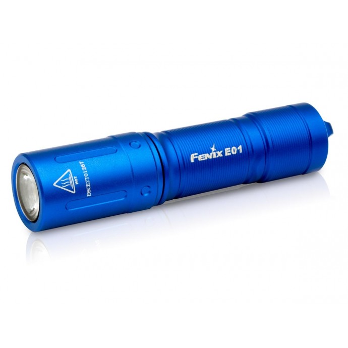Fenix E01 V2.0 - Lanternă EDC - 100 Lumeni - 35 Metri - Albastru