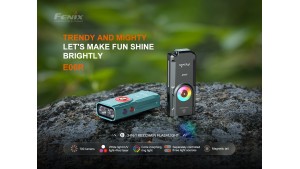 Fenix E06R - Lanternă EDC tip Breloc - 700 Lumeni - 80 Metri - Gun Grey