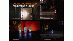 Fenix E06R - Lanternă EDC tip Breloc - 700 Lumeni - 80 Metri - Gun Grey