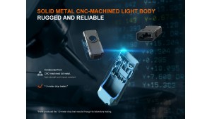 Fenix E06R - Lanternă EDC tip Breloc - 700 Lumeni - 80 Metri - Gun Grey