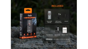 Fenix E06R - Lanternă EDC tip Breloc - 700 Lumeni - 80 Metri - Gun Grey