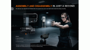 Fenix GL07 - Lanternă Tactică pentru Pistol - 700 Lumeni - 240 Metri