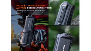 Fenix LR36R - Laser LEP și Lumină albă - Lanternă profesională - 10000 Lumeni - 1260 Metri