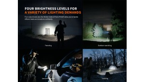 Fenix PD32R - Lanternă Reîncărcabilă - 1400 Lumeni - 344 Metri - Roddish Brown