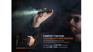 Fenix PD32R - Lanternă Reîncărcabilă - 1400 Lumeni - 344 Metri - Roddish Brown