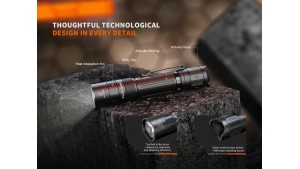 Fenix PD32R - Lanternă Reîncărcabilă - 1400 Lumeni - 344 Metri - Roddish Brown