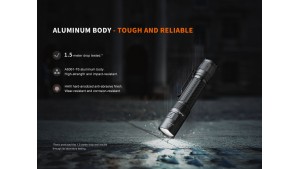 Fenix PD32R - Lanternă Reîncărcabilă - 1400 Lumeni - 344 Metri - Roddish Brown
