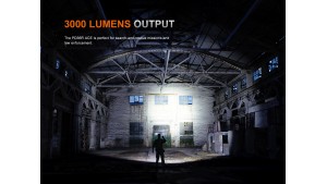 Fenix PD36R ACE - Lanternă Reîncărcabilă - 3000 Lumeni - 415 Metri