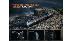 Fenix PD45R ACE - Lanternă Reîncărcabilă - 3200 Lumeni - 410 Metri