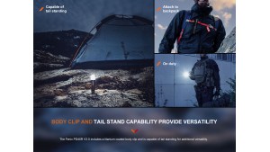 Fenix PD40R V3.0 - Lanternă Tactică Reîncărcabilă - 3000 Lumeni - 500 Metri