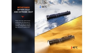 Fenix PD40R V3.0 - Lanternă Tactică Reîncărcabilă - 3000 Lumeni - 500 Metri
