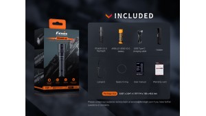 Fenix PD40R V3.0 - Lanternă Tactică Reîncărcabilă - 3000 Lumeni - 500 Metri