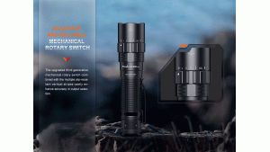 Fenix PD40R V3.0 - Lanternă Tactică Reîncărcabilă - 3000 Lumeni - 500 Metri