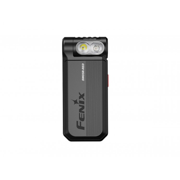Fenix SW05R-Red - Lanternă Reîncărcabilă EDC - 150 Lumeni - 39 Metri - Black